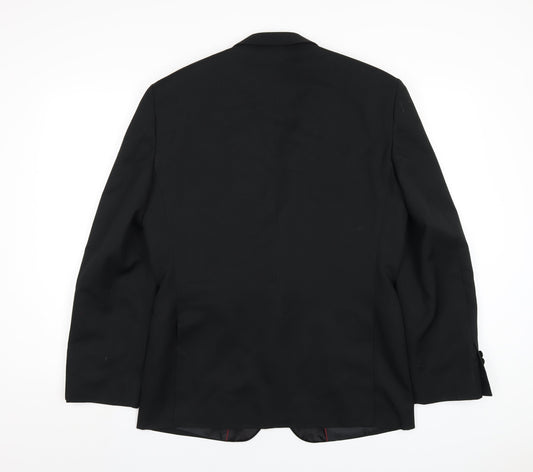 Mens UK Size 40 Taylor & Wright Regular Black Suit Jacket