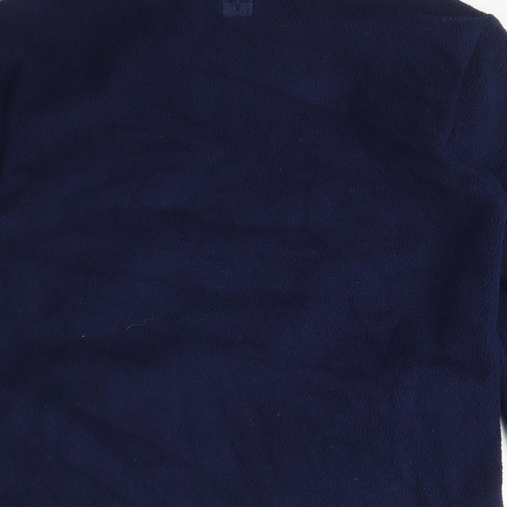 Mountain Warehouse Boys Blue Full Zip Fleece Hoodie - Size M