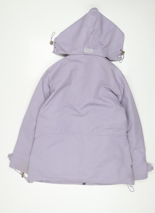 Womens UK Size 14 Mountain Life Purple Rain Coat