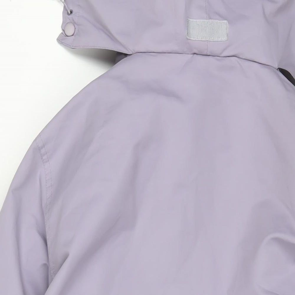 Womens UK Size 14 Mountain Life Purple Rain Coat