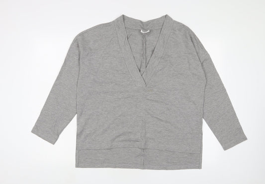 Womens UK Size M Noisy may Grey Basic T-Shirt