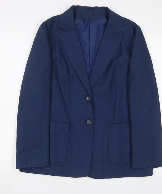 Womens UK Size 14 C&A Blue Jacket