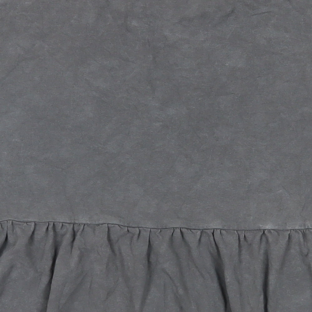 Womens UK Size 8 ASOS Grey Basic T-Shirt