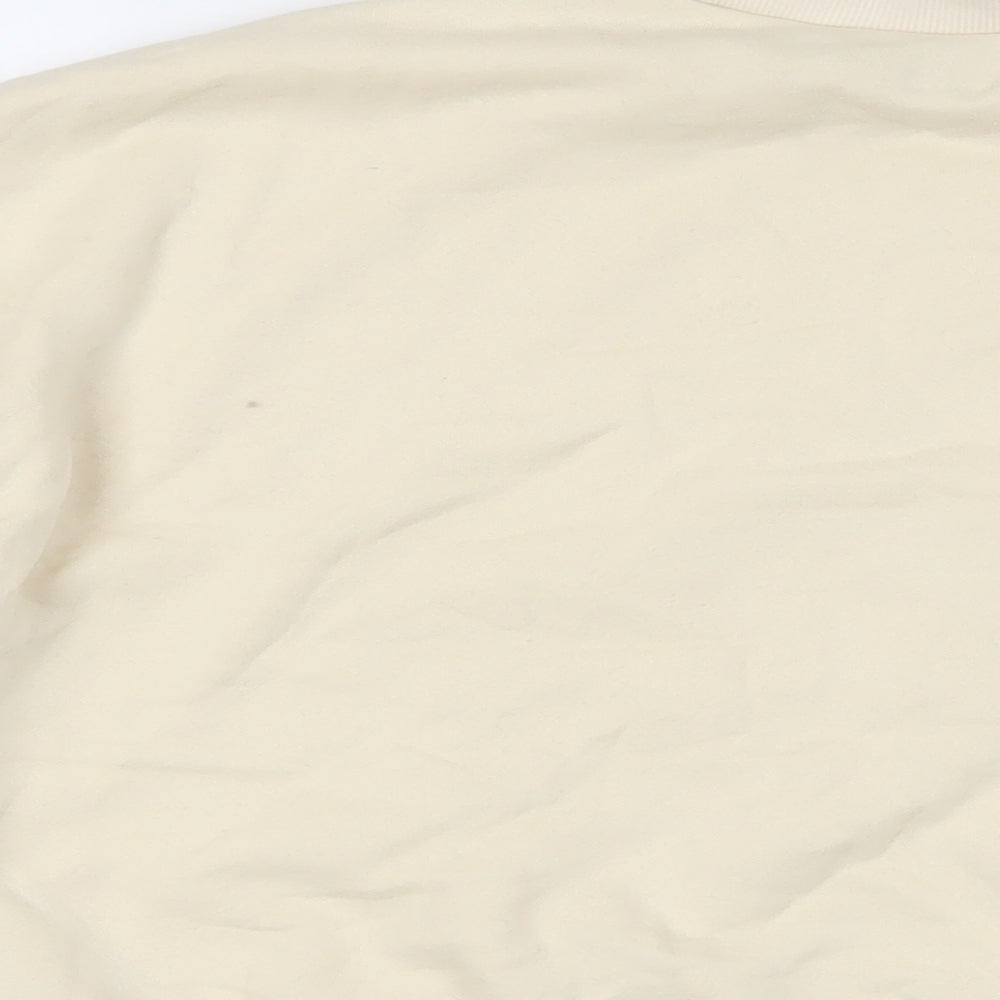 Womens UK Size S Divided by H&M Ivory Pullover Sweatshirt
