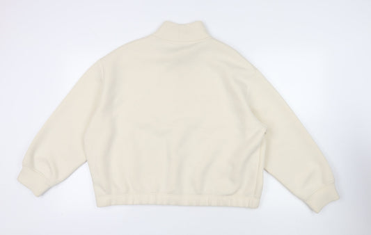Womens UK Size XL Marks and Spencer Ivory Pullover Sweatshirt