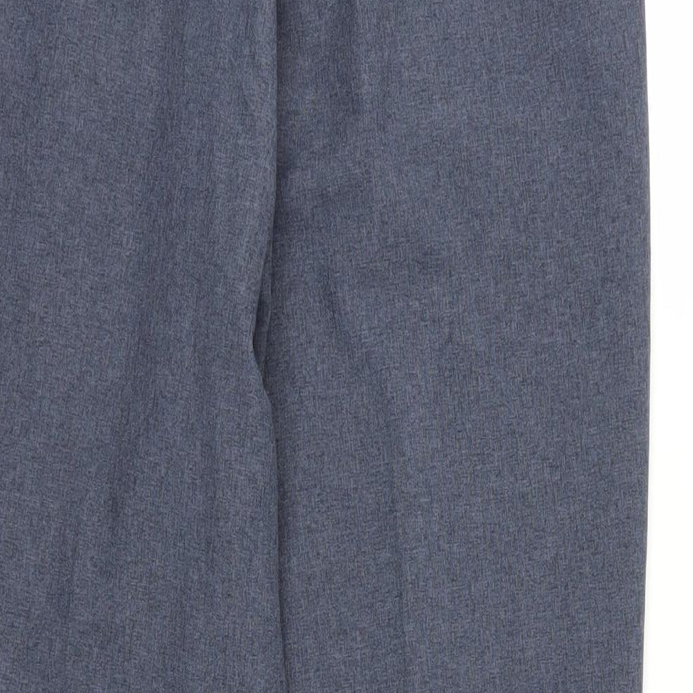 Womens UK Size 12 Bonmarché Regular Fit Blue Trousers