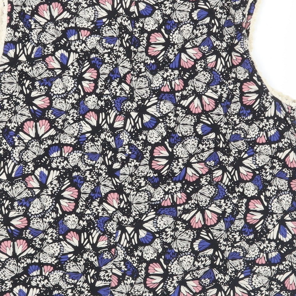 Womens UK Size 8 BHS Multicoloured Basic Tank