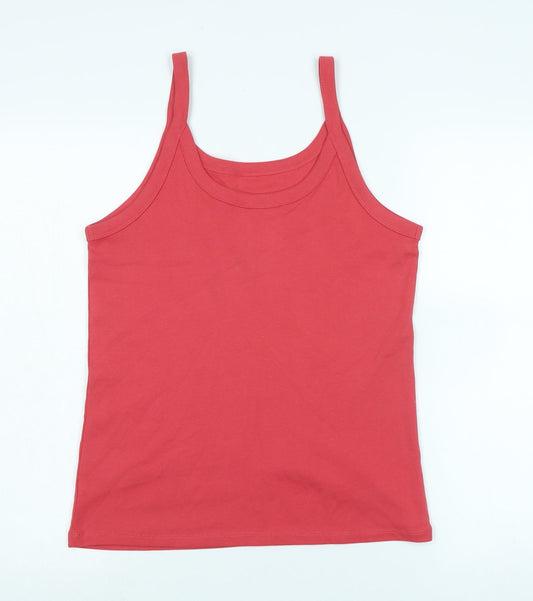 Marks and Spencer Womens Pink Camel Camisole Tank Size 14 Scoop Neck