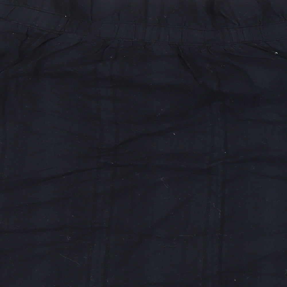 Womens UK Size 10 NEXT Black Tunic Blouse