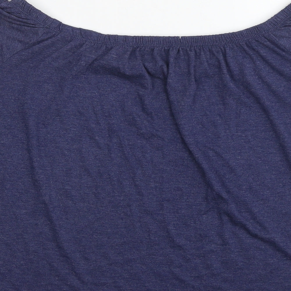 Womens UK Size 8 NEXT Blue Basic T-Shirt