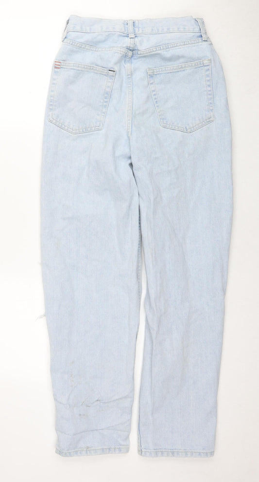 BDG Womens Blue Cotton Mom Jeans Size 26 L30 in Regular Zip