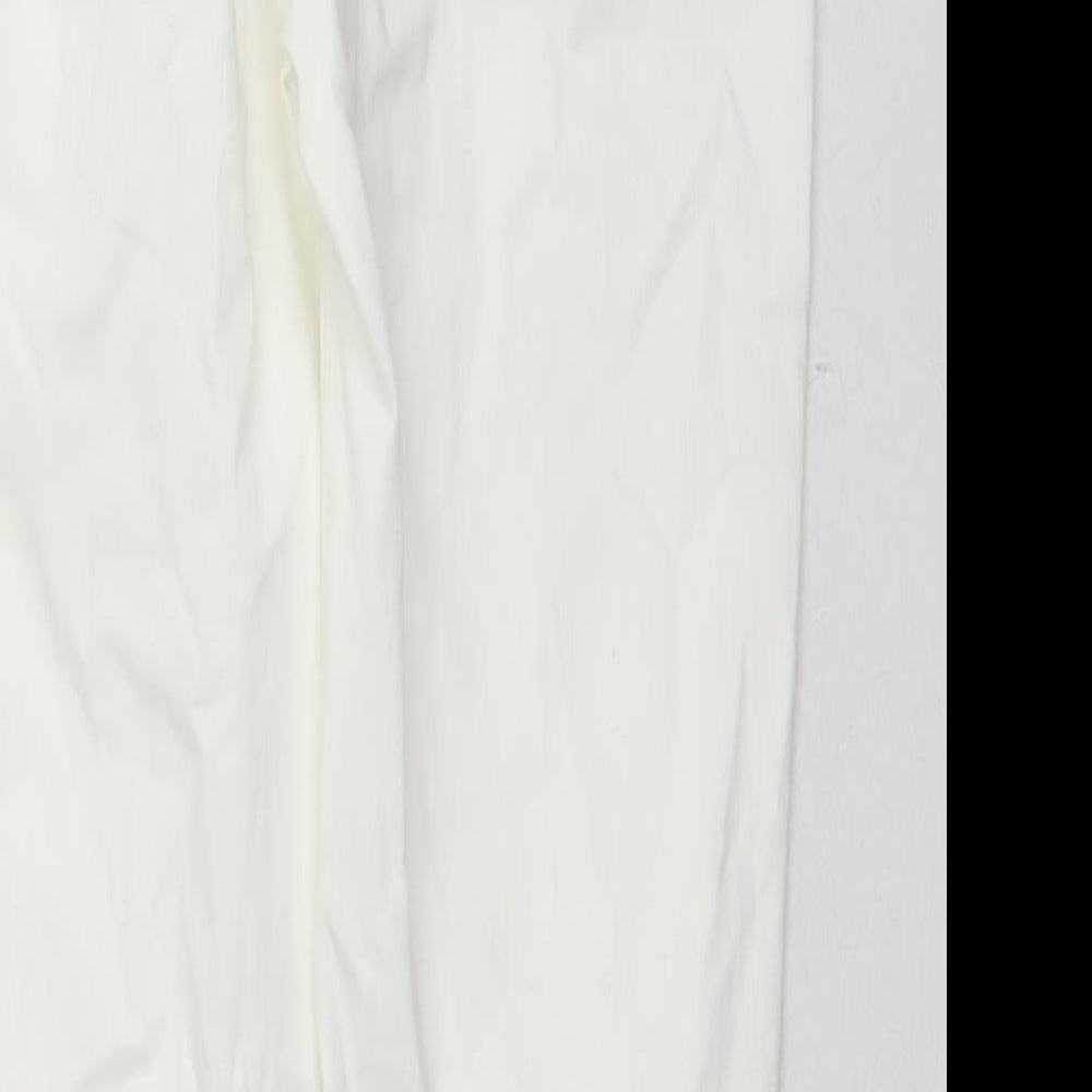 Womens UK Size 36 in Miss Captain Regular Fit Skinny White Jeans