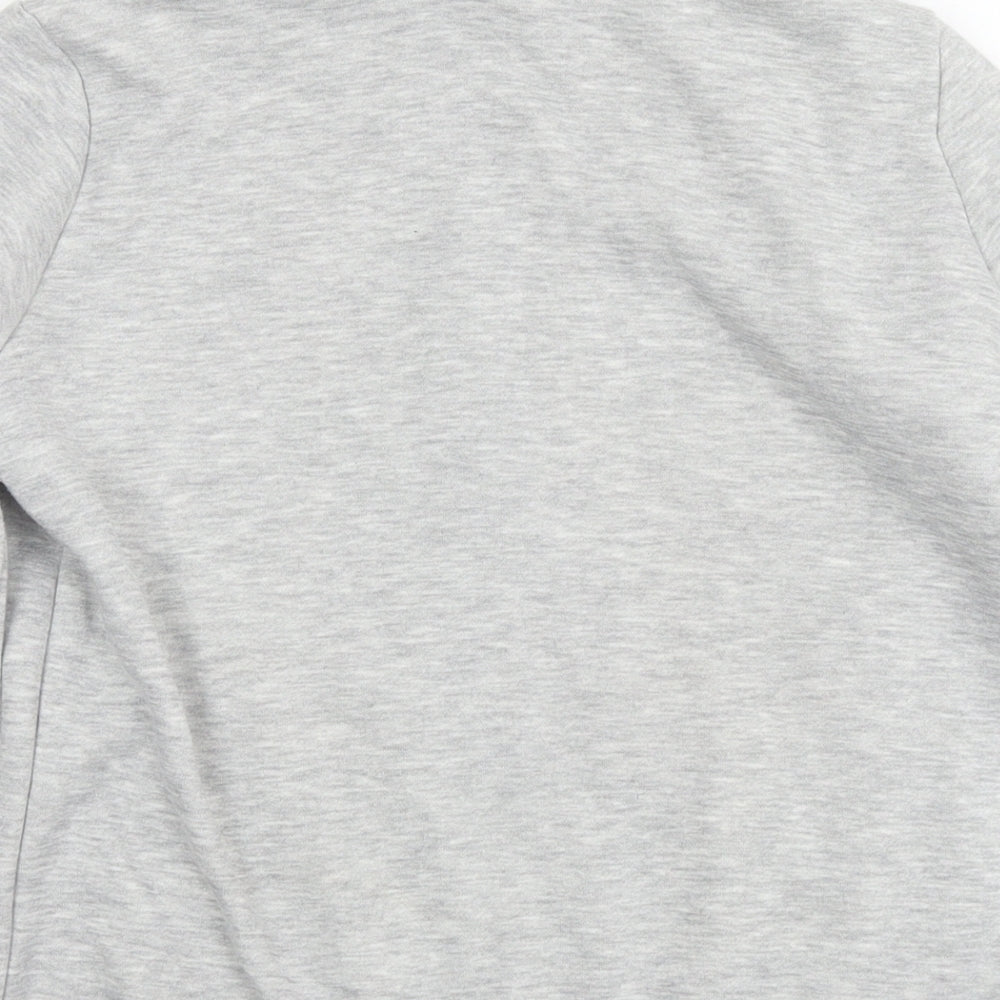 Womens UK Size 8 LA Gear Grey Full Zip Sweatshirt