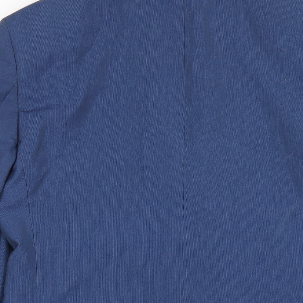 Mens UK Size 36 Burton Regular Blue Suit Jacket
