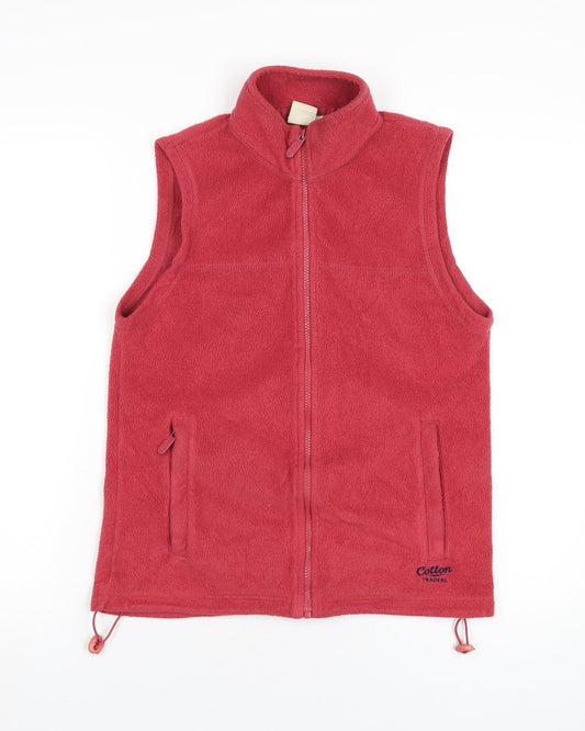 Womens UK Size 10 Cotton Traders Pink Gilet
