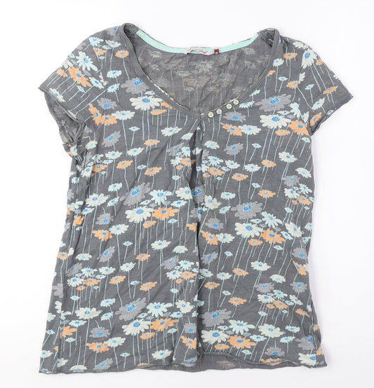 Womens UK Size M C&A Multicoloured Basic T-Shirt