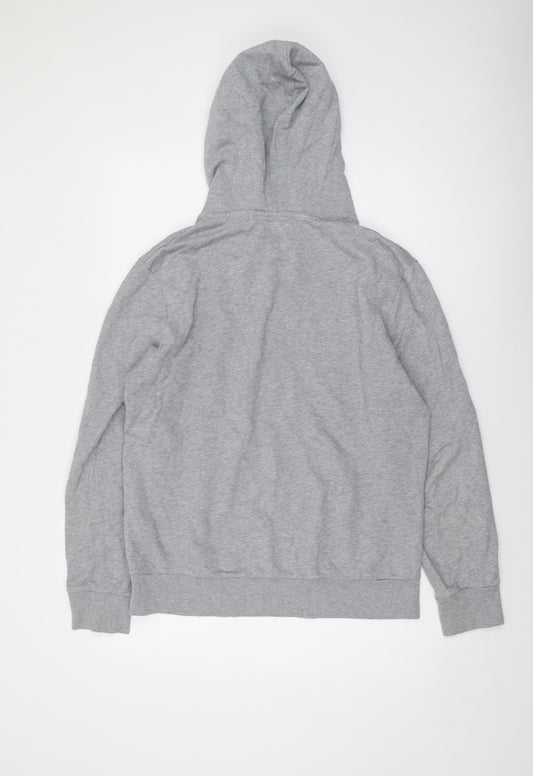 Mens UK Size M Levi's Grey Pullover Hoodie