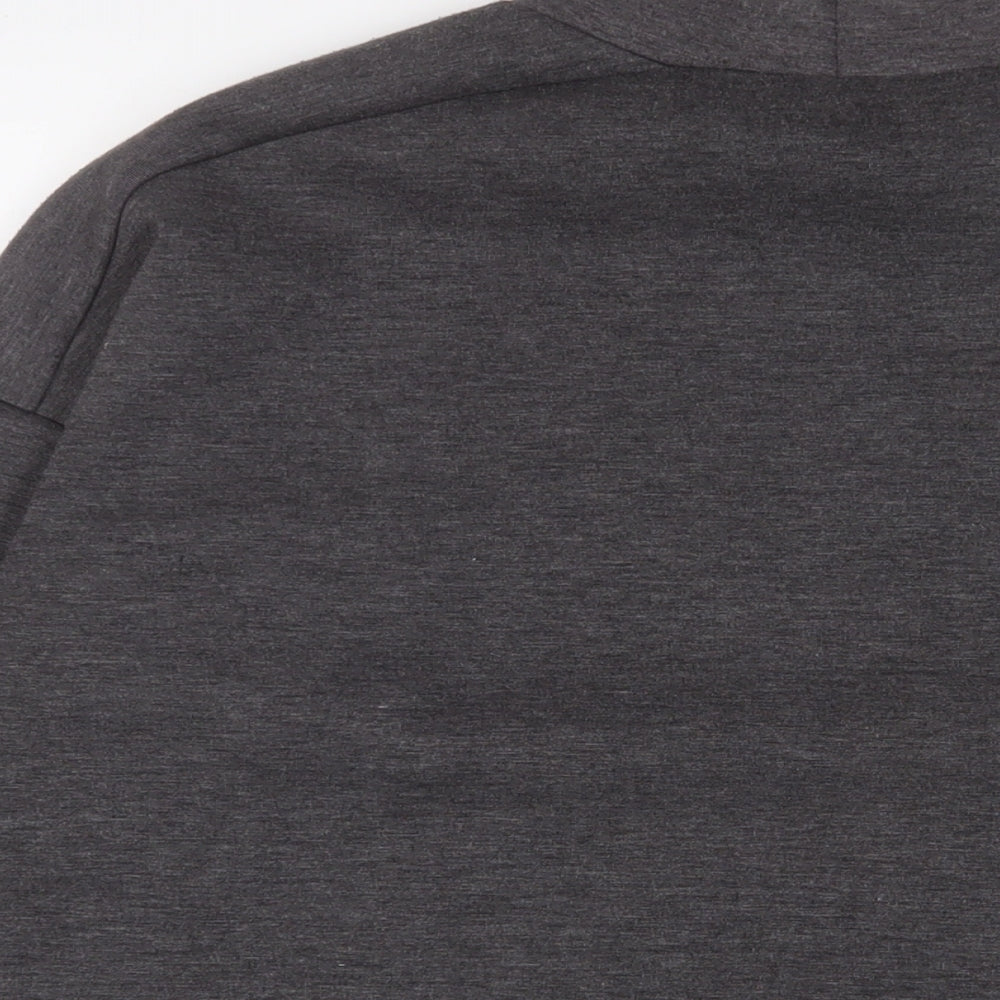 New Look Womens Grey Polyester Pullover Sweatshirt Size 12 Pullover
