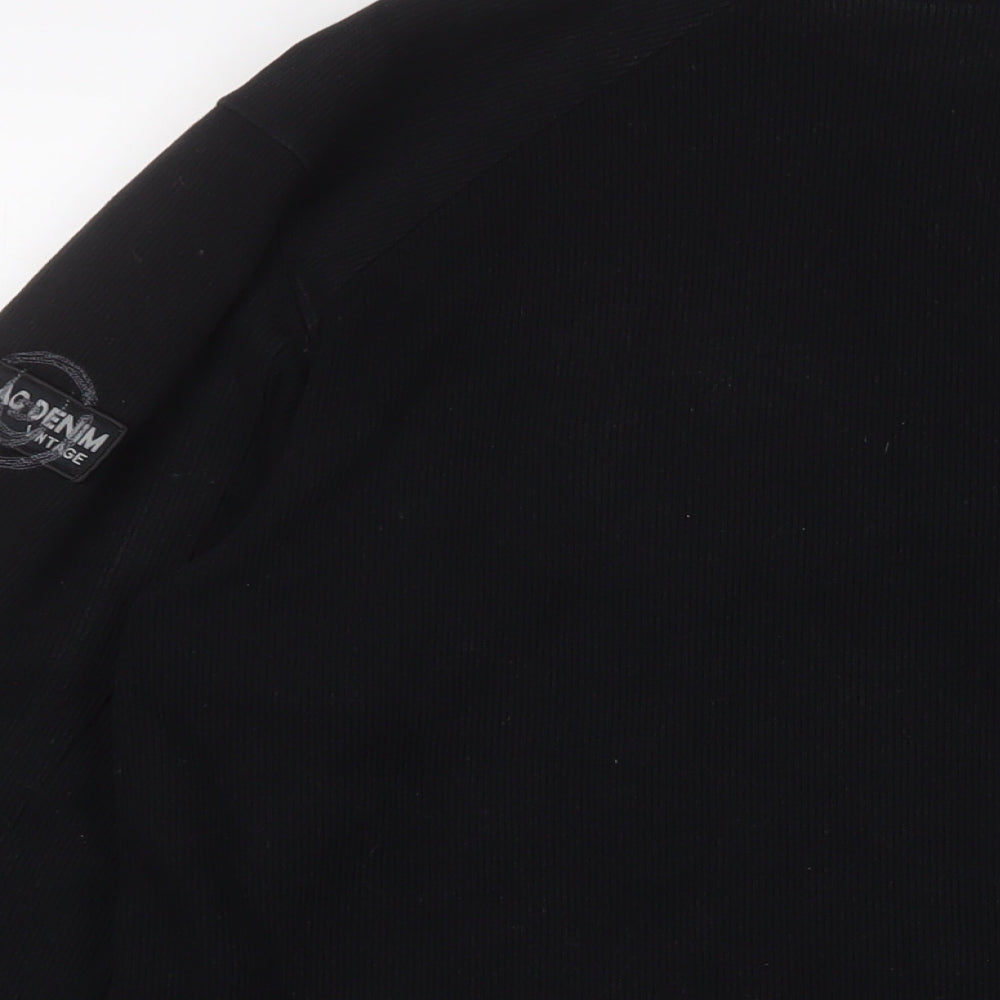 Mens UK Size L Duck and Cover Black Pullover Sweatshirt