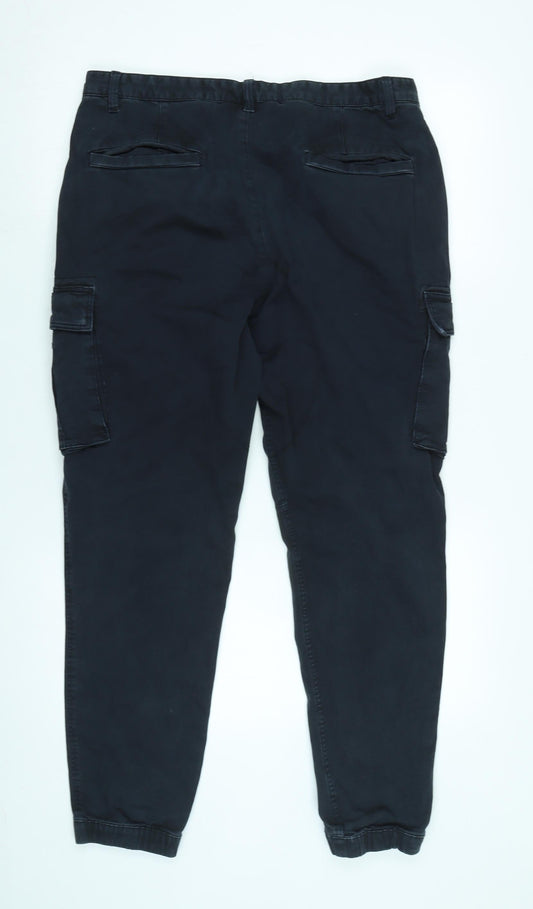 Mens UK Size 32 in Divided Regular Fit Tapered Grey Jeans