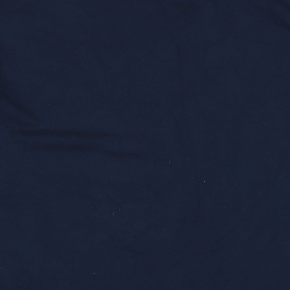 Womens UK Size 10 Missguided Blue Basic T-Shirt