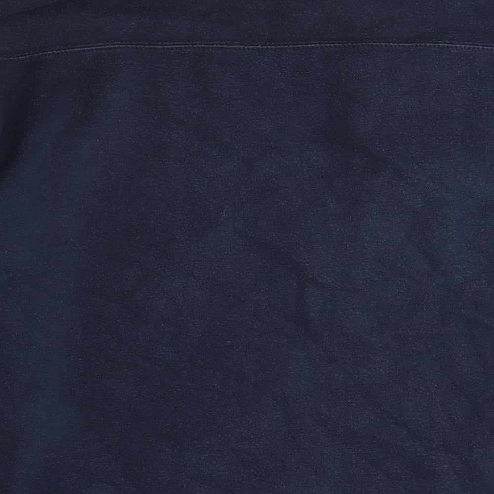 Mens UK Size XL Champion Blue Henley Sweatshirt