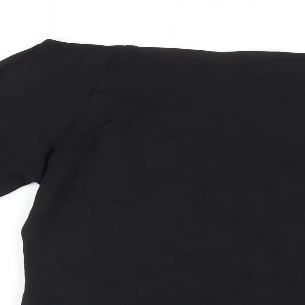 Womens UK Size 14 Marks and Spencer Black Basic Blouse