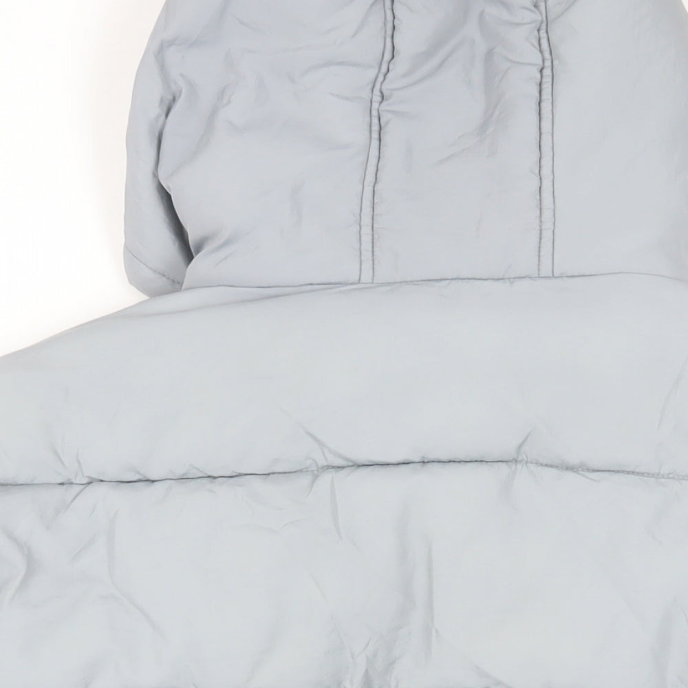 Womens UK Size 8 PRETTYLITTLETHING Grey Puffer Jacket