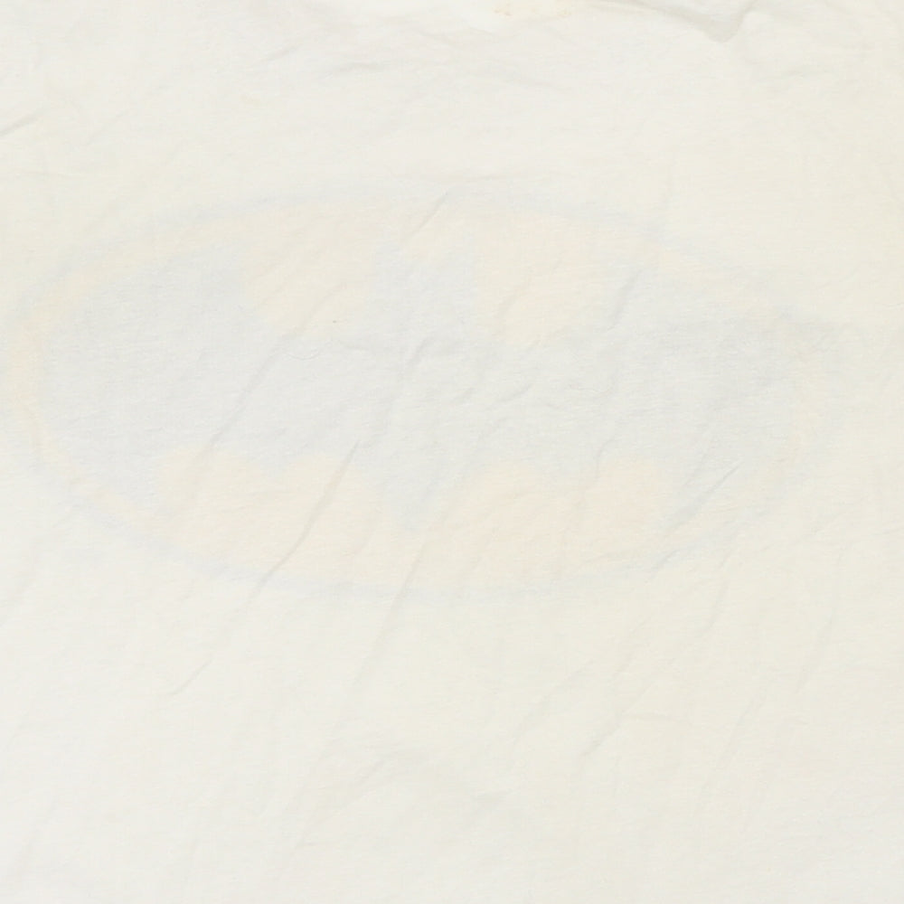 Womens UK Size M Batman White Basic T-Shirt