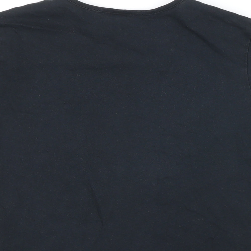 Womens UK Size 12 ASOS Black Basic T-Shirt