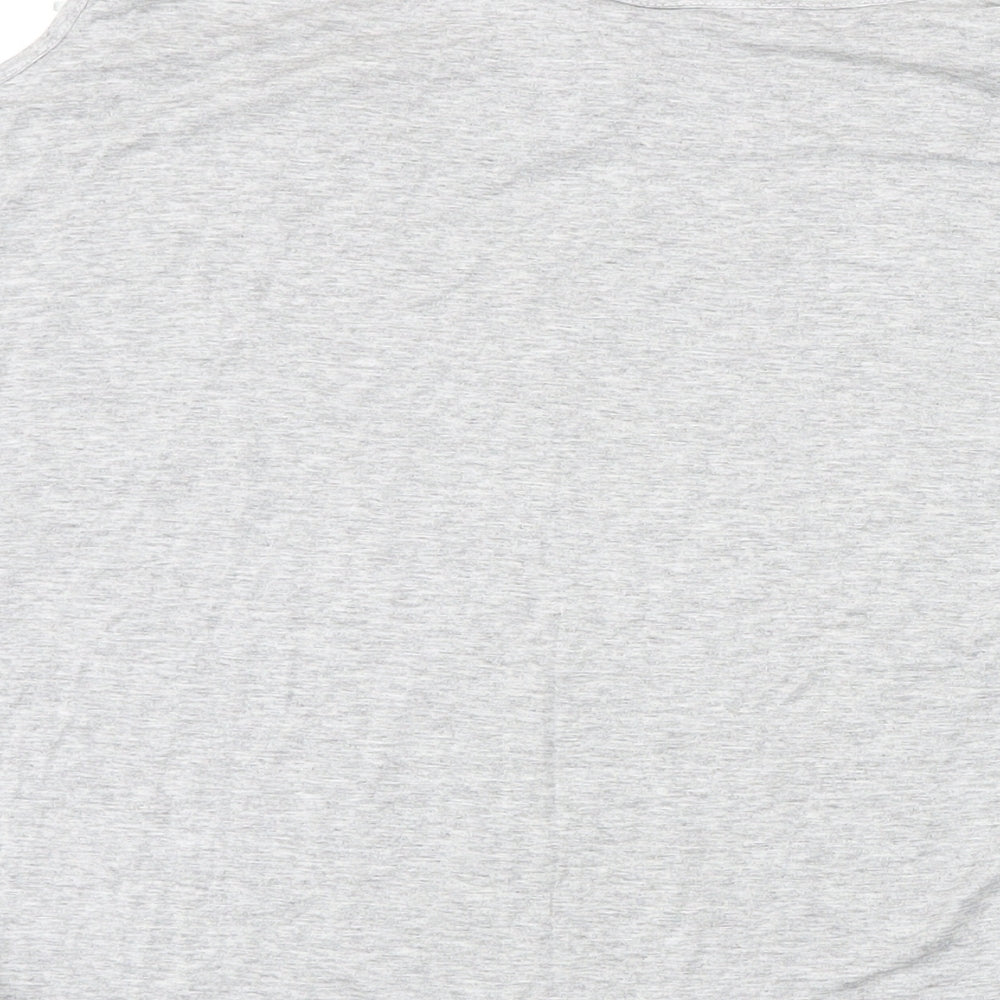 Womens UK Size 8 NEXT Grey Cropped T-Shirt