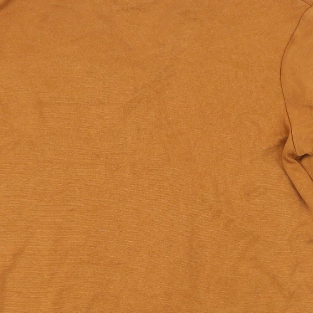 Womens UK Size 12 Marks and Spencer Brown Tunic T-Shirt