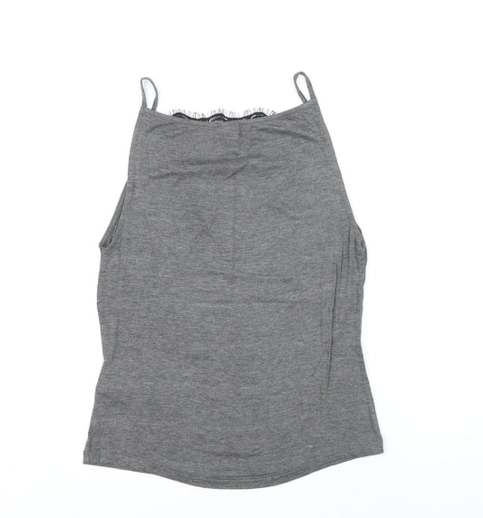 Womens UK Size S H&M Grey Camisole T-Shirt