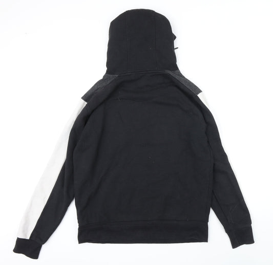 Mens UK Size L Brave Soul Black Pullover Hoodie