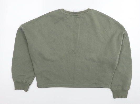 Womens UK Size 6 Disney Green Pullover Sweatshirt