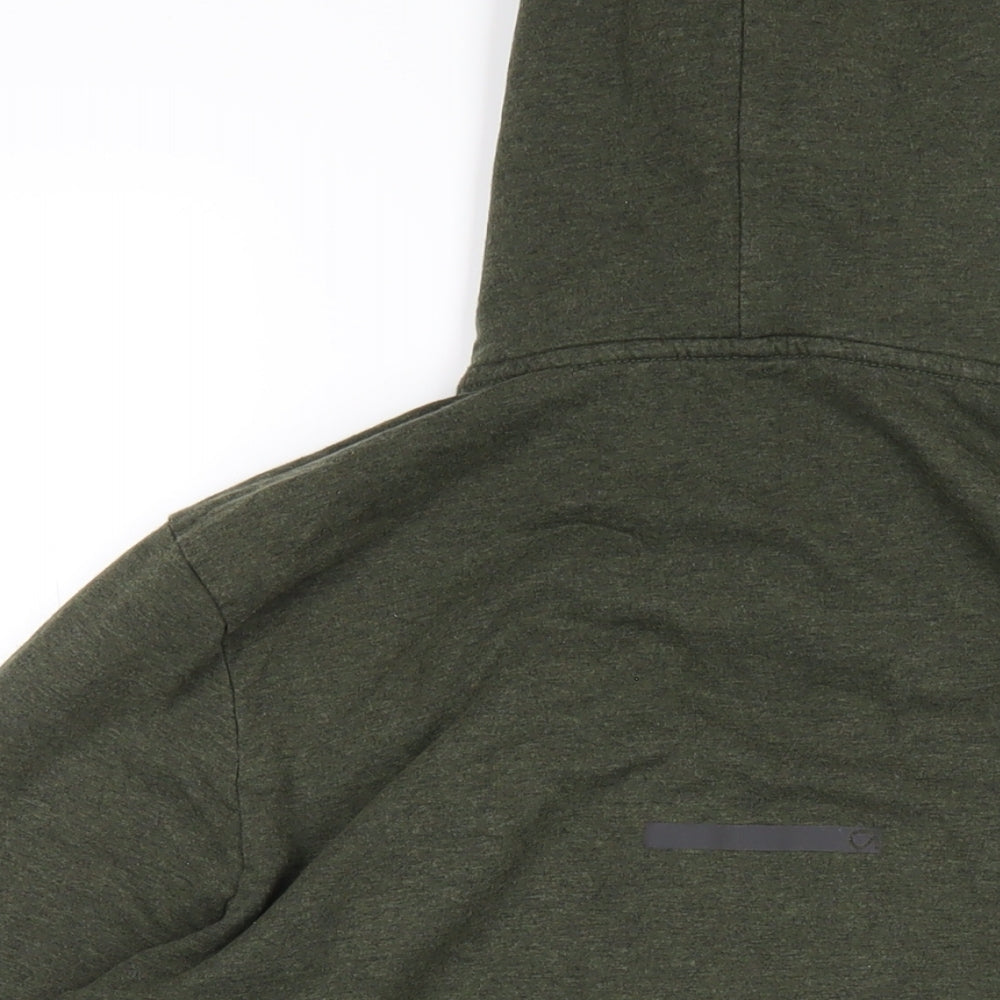 Mens UK Size M Gap Green Full Zip Hoodie