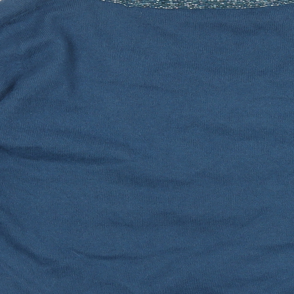 Womens UK Size 14 Pomodoro Blue Pullover Jumper