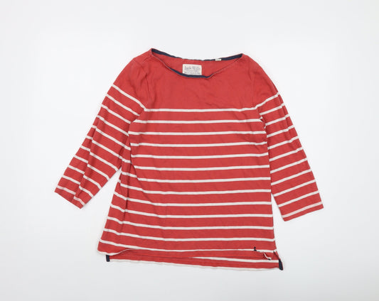 Womens UK Size 10 Jack Wills Orange Basic T-Shirt