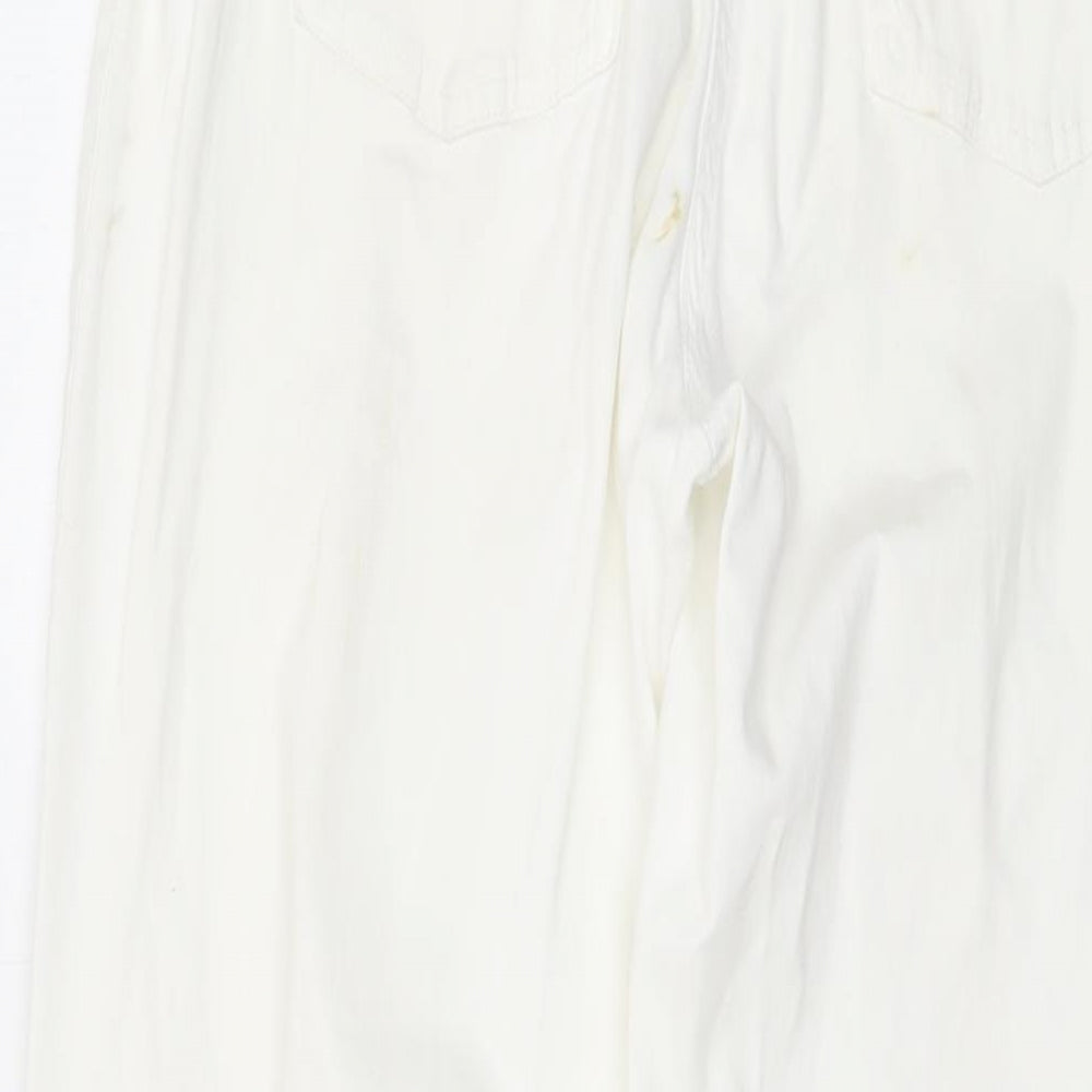 Womens UK Size 12 JDV Regular Fit Ivory Trousers