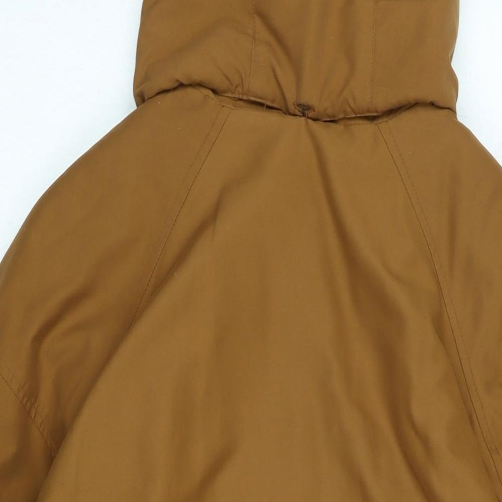 Womens UK Size M Bonmarché Brown Parka Coat