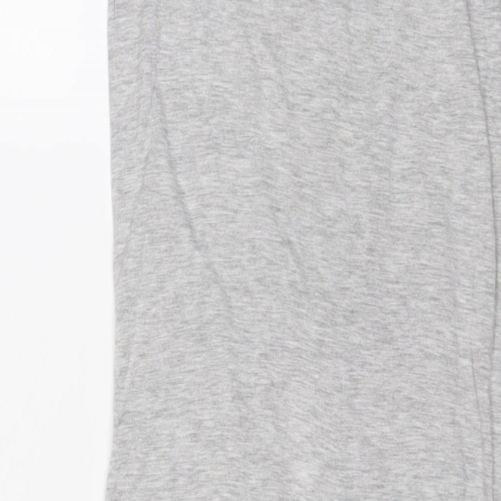 Womens UK Size S Zara Grey Tunic T-Shirt