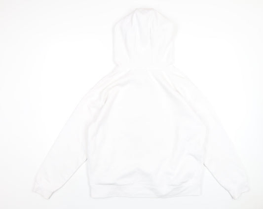 Womens UK Size 12 Disney White Pullover Hoodie