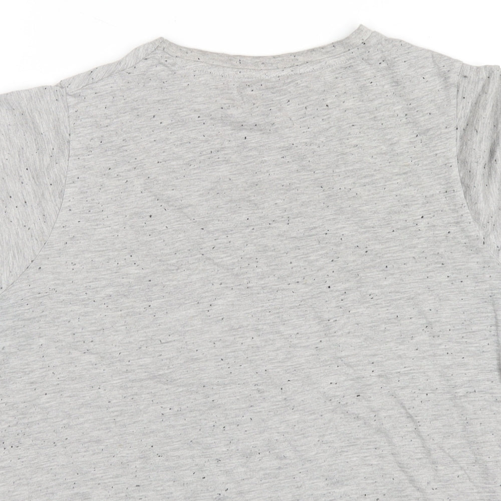 Womens UK Size 6 Disney Grey Basic T-Shirt