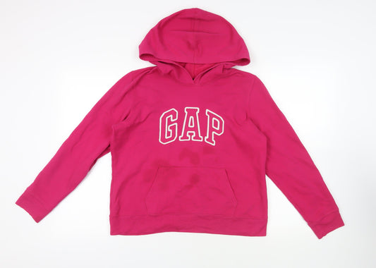 Womens UK Size L Gap Pink Pullover Hoodie