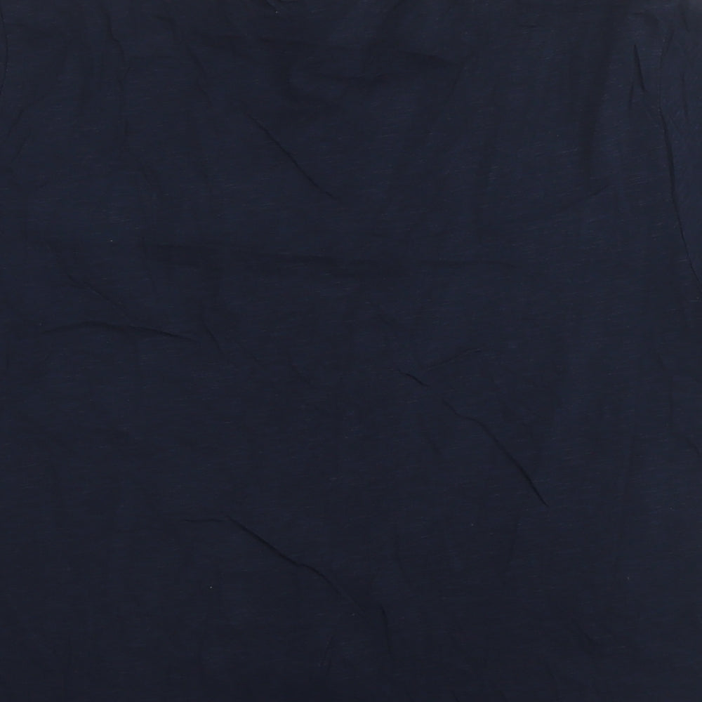 Womens UK Size 14 Crew Clothing Blue Basic T-Shirt