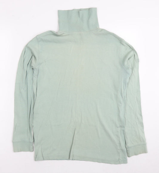 Womens UK Size M Cotton Traders Blue Pullover Sweatshirt