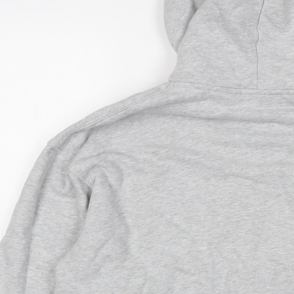 THE WHITE COMPANY Womens Grey Cotton Full Zip Hoodie Size XS Zip