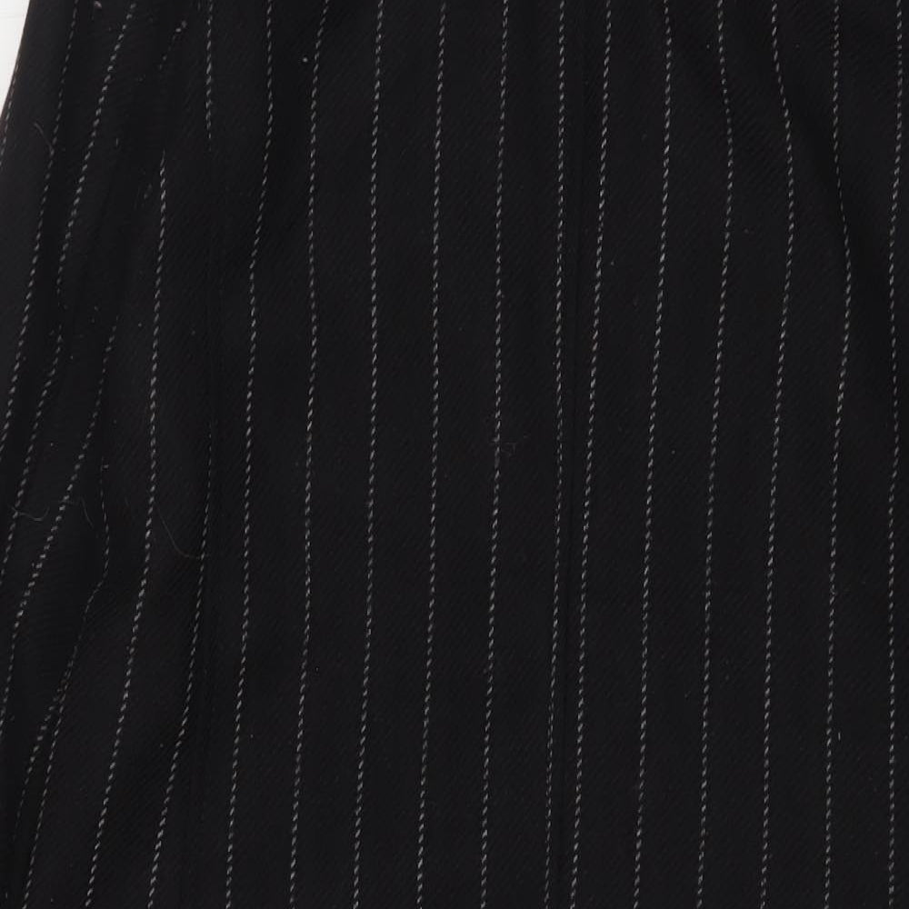 Womens UK Size XS Marks and Spencer Black Overcoat