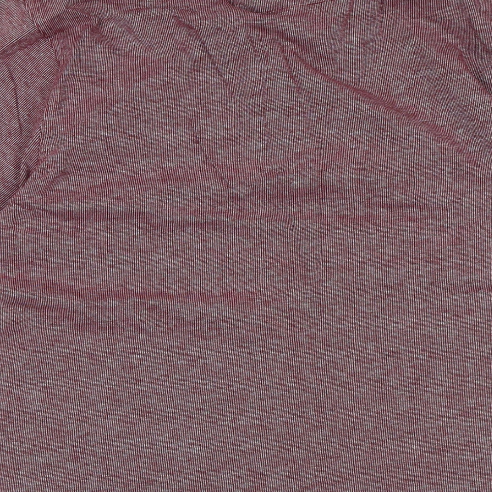 Maine Mens Red Cotton Polo Size M Collared