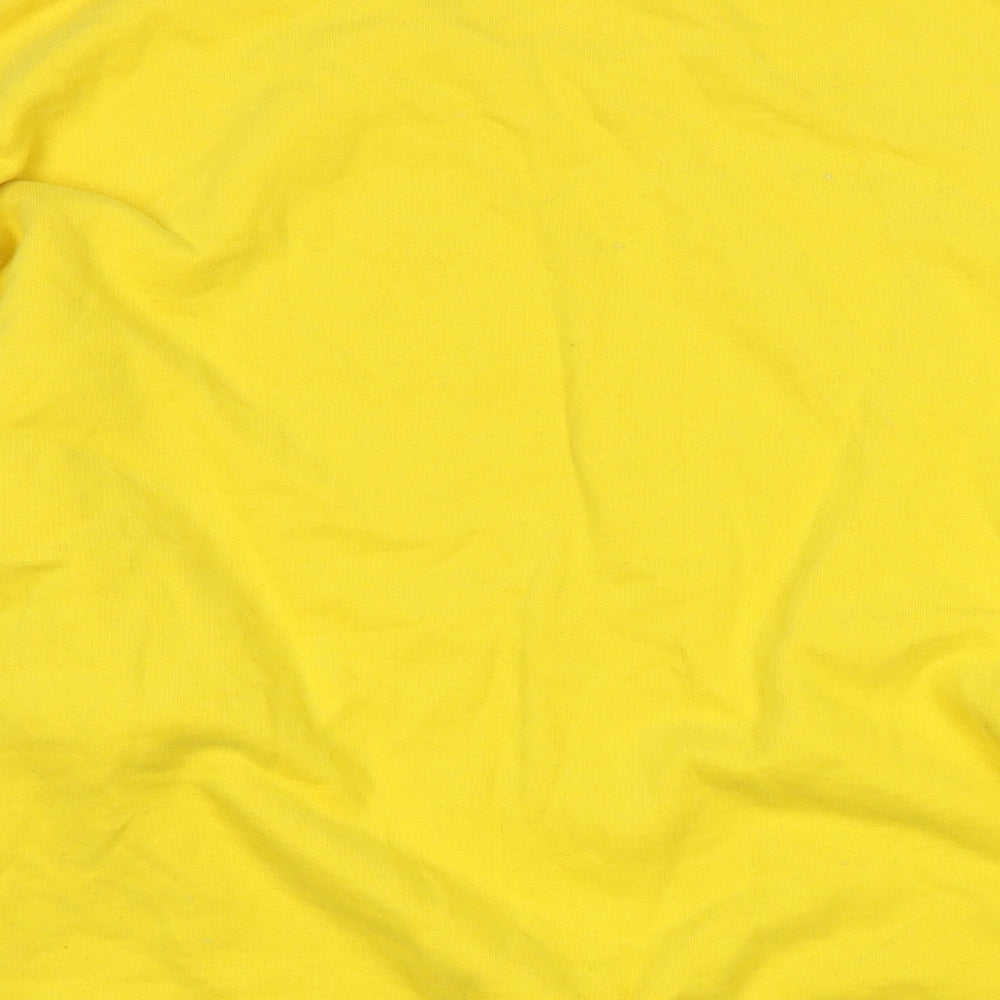 Womens UK Size L Marks and Spencer Yellow Pullover Sweatshirt
